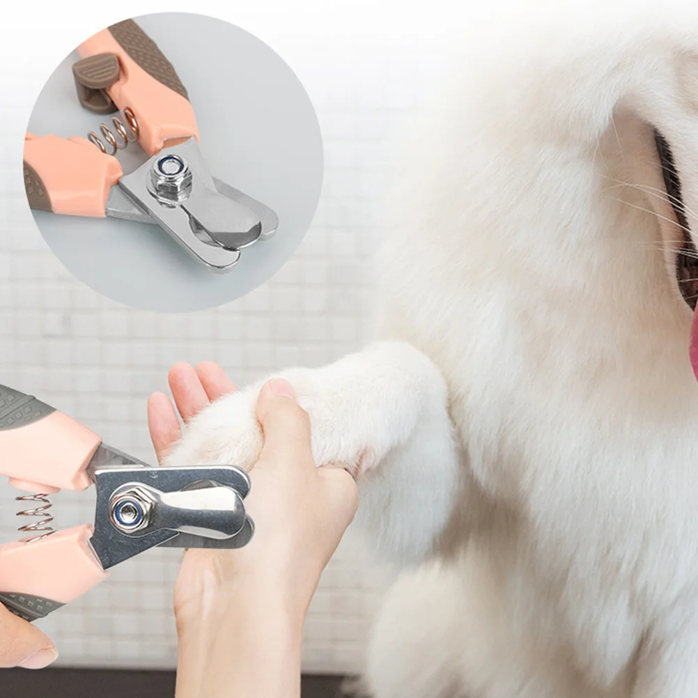 

Stainless Steel Nail Clipper For Pets Anti-Cutting Blood Line Design Ergonomic Non-Slip Handle Cat Dog Nail Trimmer Tool