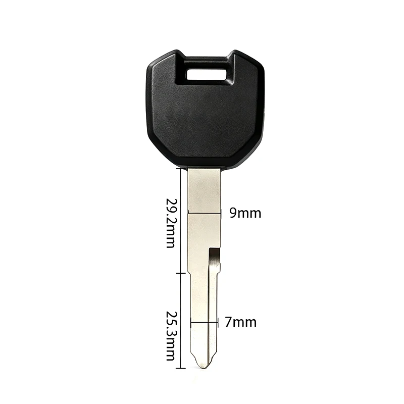 Motorcycle Replace Uncut Keys For SUZUKI V-STrom 250 GSX250R DL250 GSX250 R DL250 Anti-Theft Chip Placement Blank Key