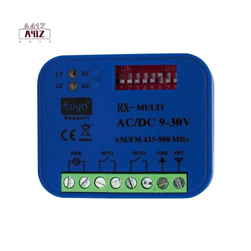 A41Z-Garage Gate Door Opener Tuya Smartlife App Remote Control Receiver Controller Smart On Off Switch WIFI RF