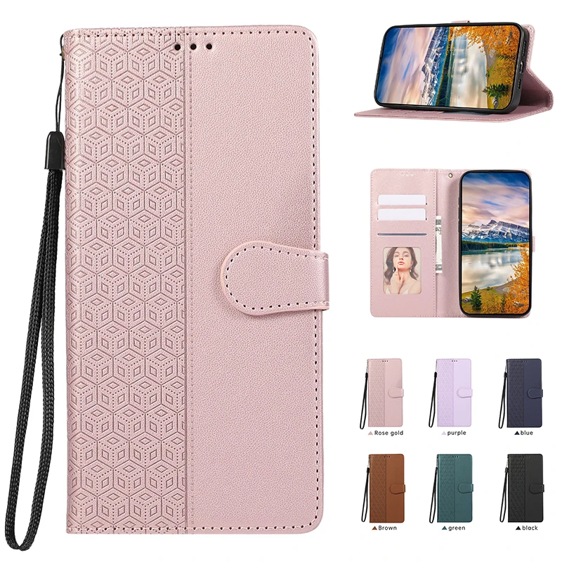 Wallet Leather Cover Case For Samsung Galaxy S26 Ultra S25 FE S24 S23 S22 Plus A54 A56 A17 A35 A15 A16 A26 A36 A57 A34 A55