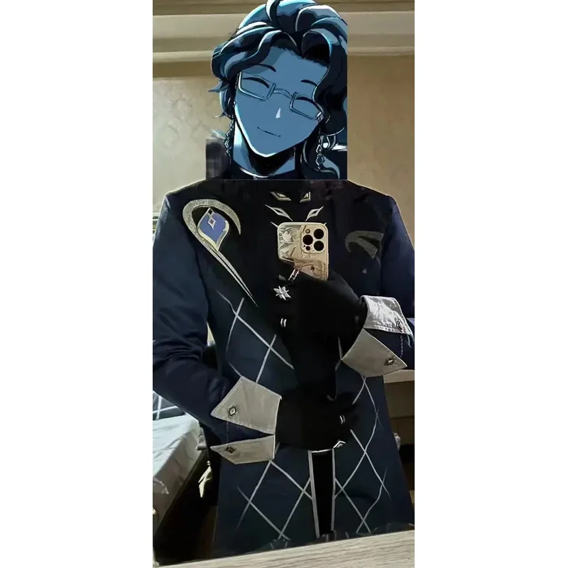 Sky01 Game Genshin Impact Pantalone Cosplay Fatui Regrator Kostuum Pantalone Anime Comic Con Party VerjaardagscadeautjesSd01$
