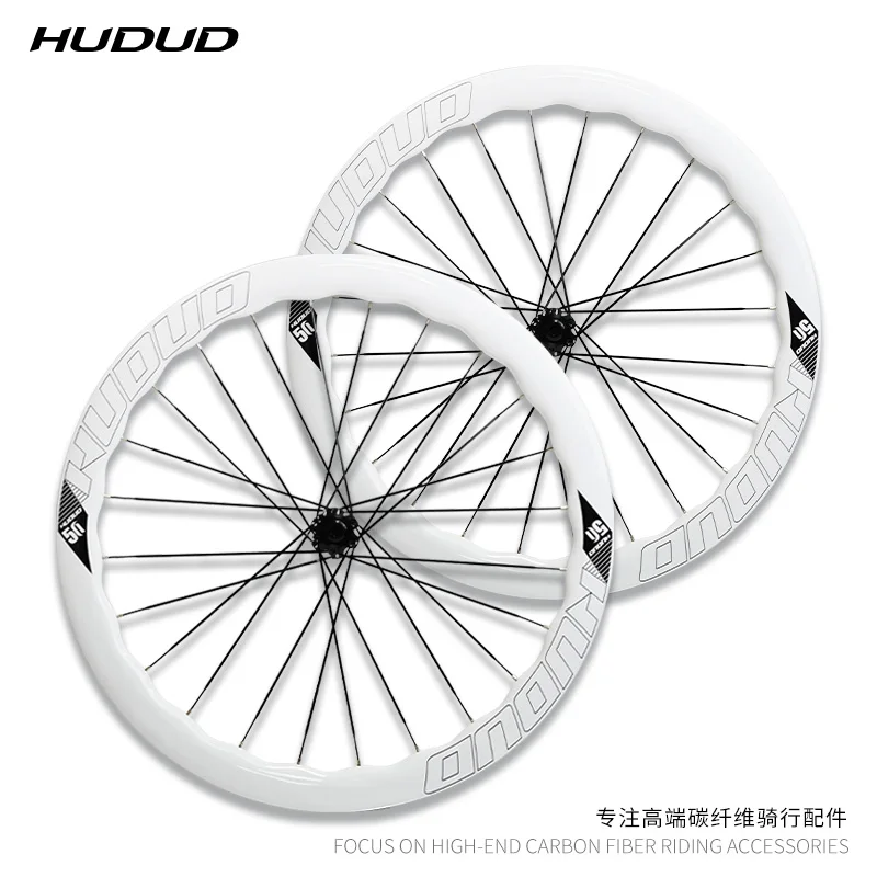 

Hudud Arc Wave Disc Brake Carbon Road Wheelset 700C Bicycle Carbon Wheels Ultra-Light New Model