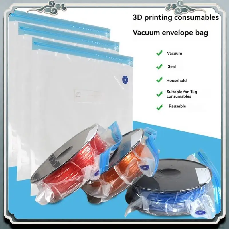 

Premium 3D Printer Vacuum Bag Filament Storage Bag Storage Moisture Dustproof Vacuum Sealed Bag For 3D Printing Supplies B