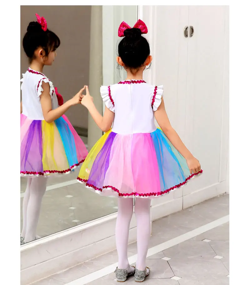 Costume de Jazz pour filles, Costume de danse sur scène pour filles, Costume de danse Hip Hop, vêtements de spectacle sur scène de Ballet, vêtements de spectacle pour enfants