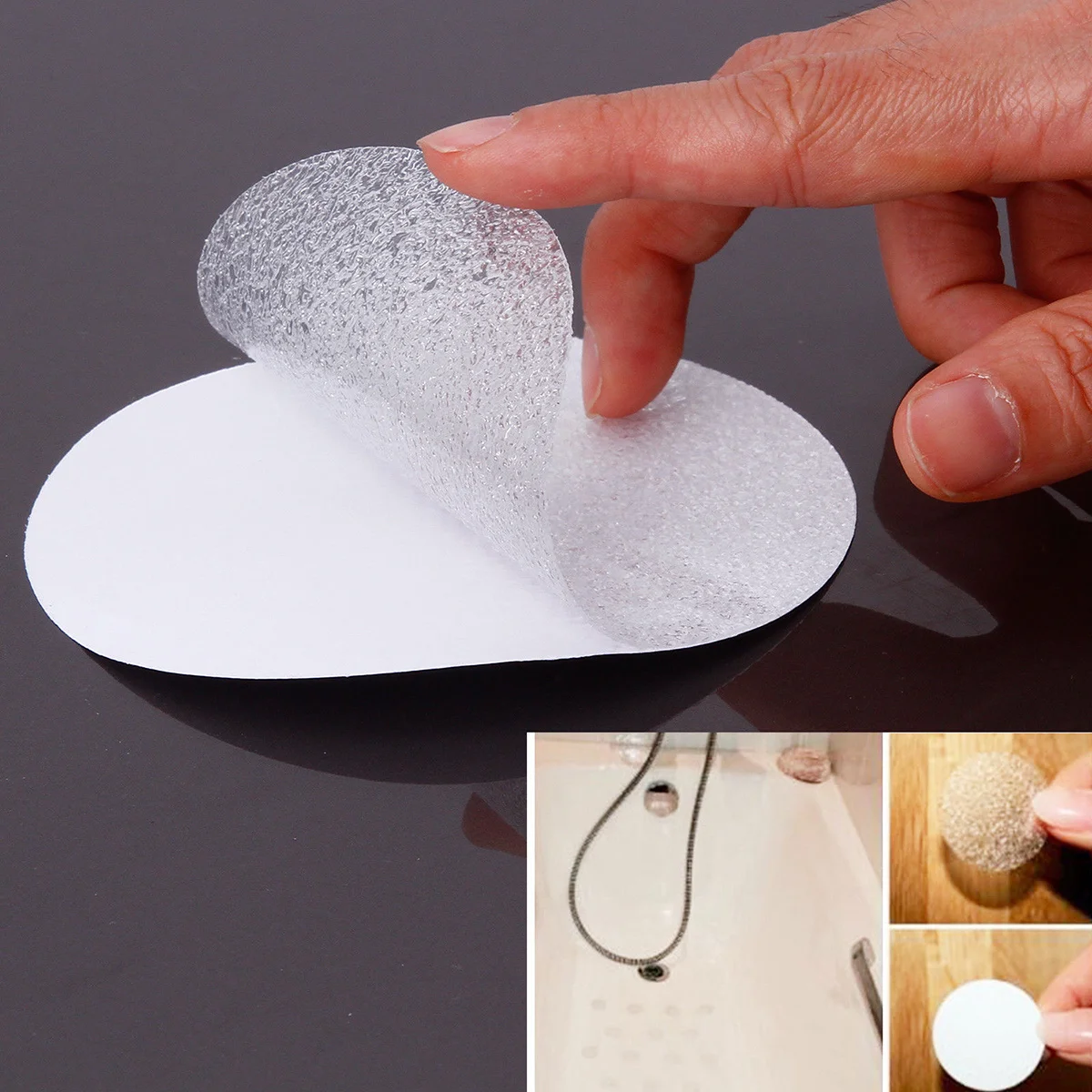 

10Cm Round Anti Slip Stickers for Bath Safety Non Slip Bathroom Flooring Ideal Kitchen Shower Pool Balcony Use