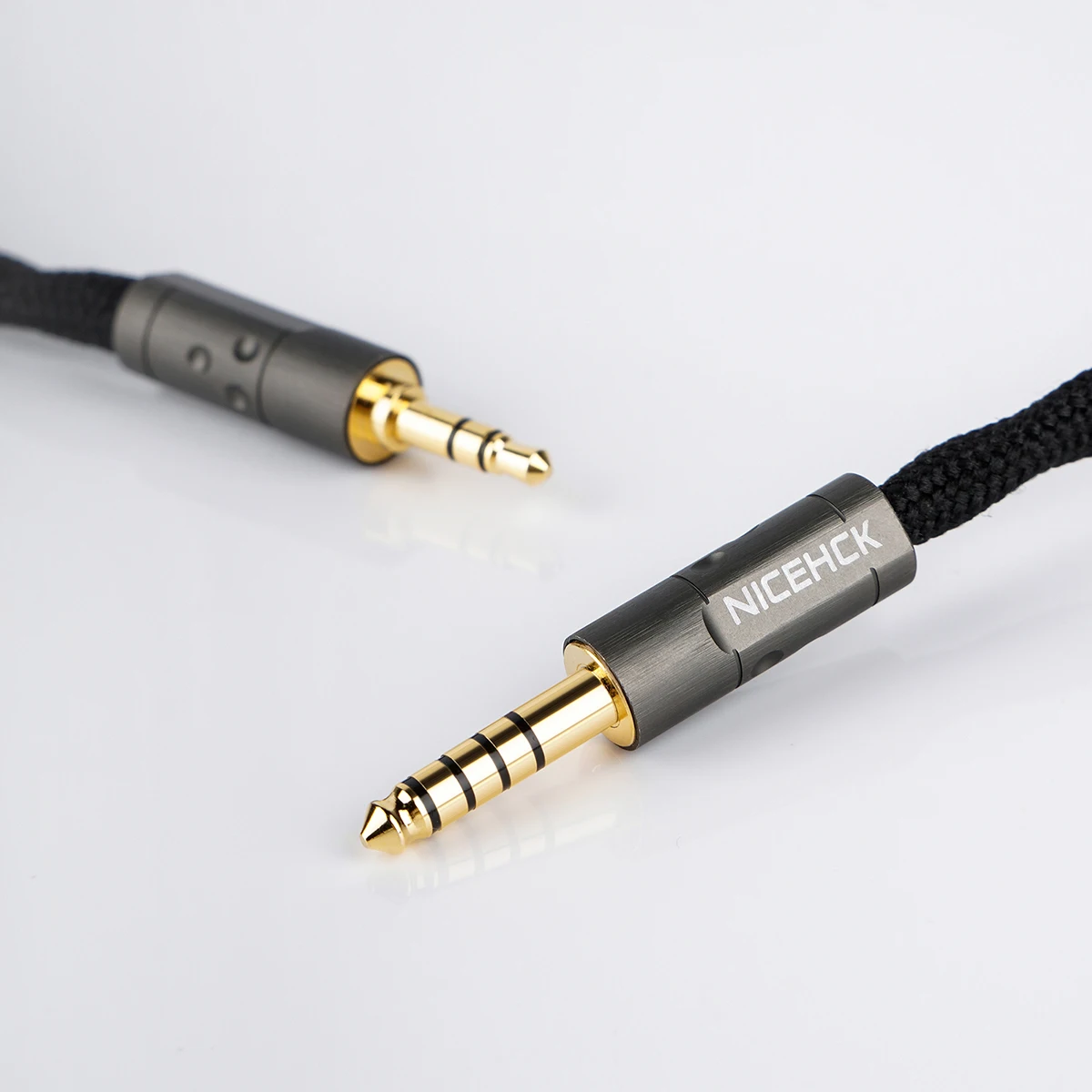 كابل صوت NICEHCK S77 7N سميك مطلي بالفضة OCC IEM استبدال سلك 0.78 مم 2Pin /QDC لـ HIMALAYA Davinci V16 Quartet KB02