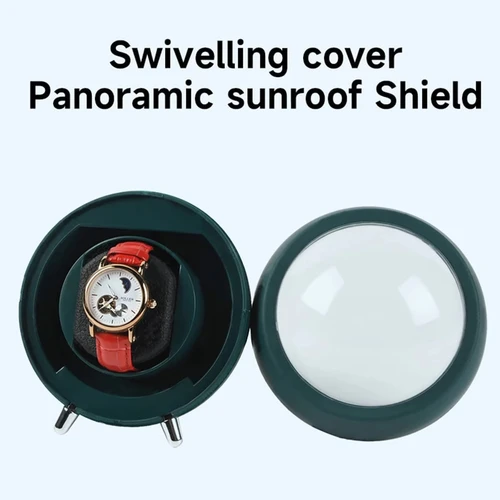 Imagen 2 del producto Bobinadoras de relojes para relojes automáticos, alimentación Usb usada con Motor global, caja de soporte giratoria para reloj mecánico, decoración de escritorio de moda