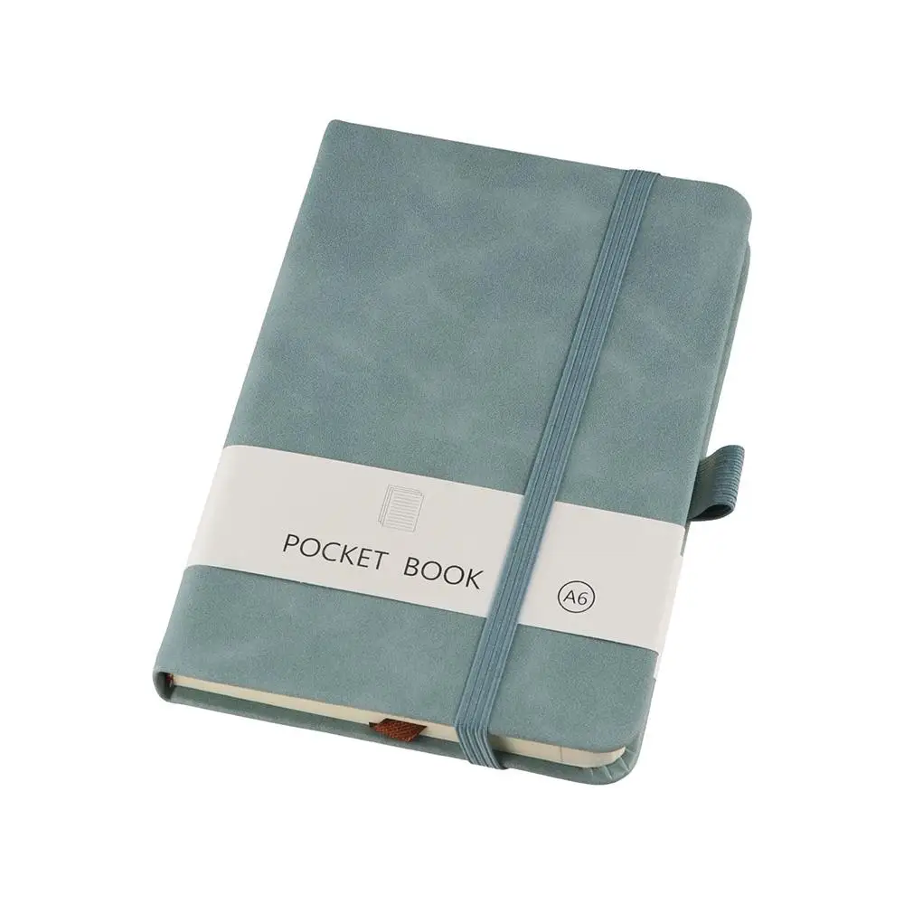Bloc-notes de poche A6/A7 A6/A7, Portable avec bande élastique, Mini carnet Portable Anti-fuite d'encre, Style Simple pour étudiant