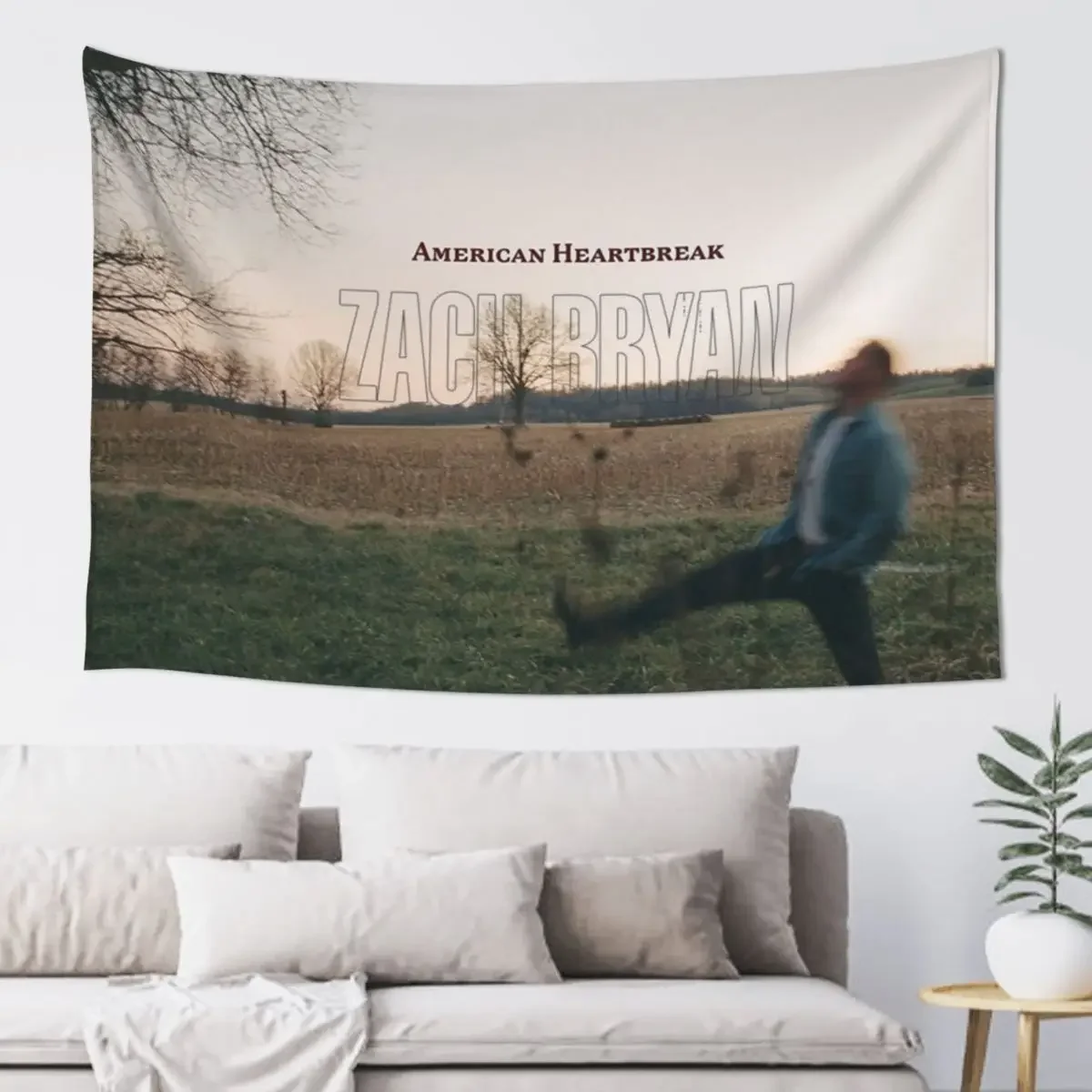 an Evening With Zach Heartbreak Tapestry Carpet On The Wall Room Decor Tapestry