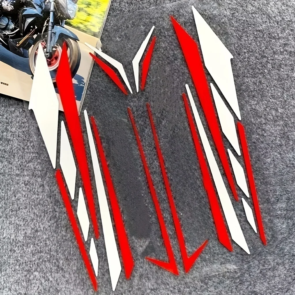 

2D плоская наклейка для тюнинга, подходит для декоративной отделки скутеров, водонепроницаемая наклейка для автомобиля, мотоцикла, шлема