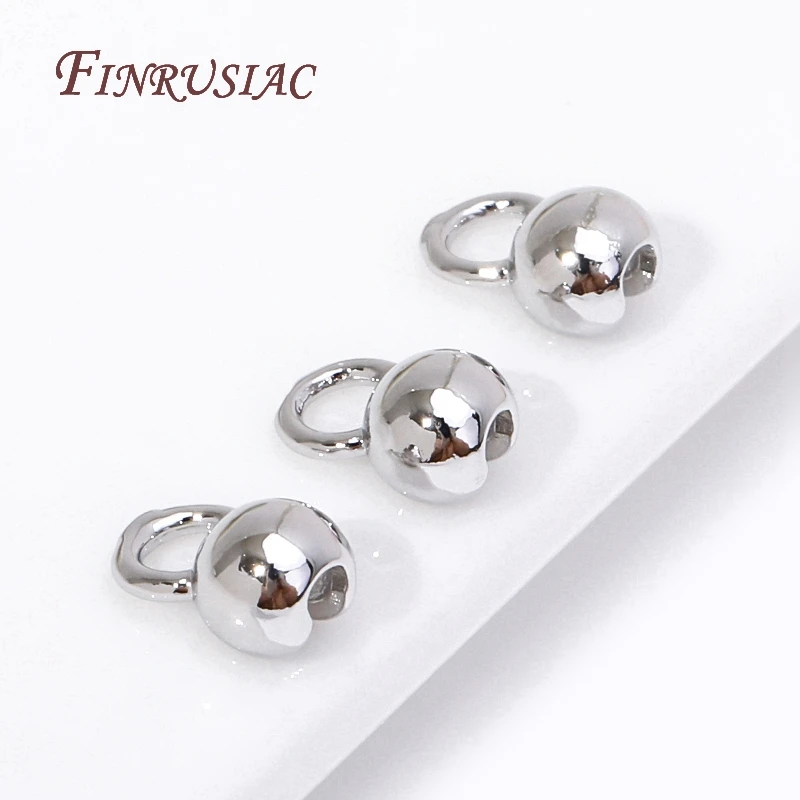 10/20 Stück 18K vergoldete Quetschperlen für Schmuck, Crimpperlenabdeckung, Perlenspitze, Kugelkettenverbinder, DIY-Zubehör, Crimp-Endperle – Detail 23