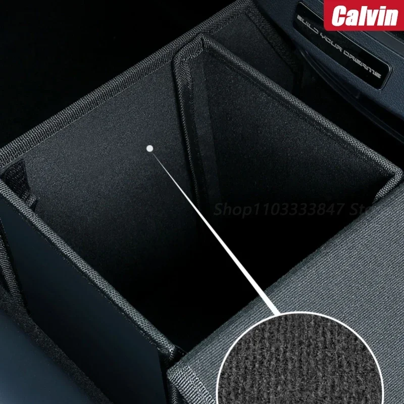 For BYD QIN PLUS DMI Car Rear Storage Box Bridge Seat Back Hanging Bag Multifunctional Storage Box Decorative Car Accessories
