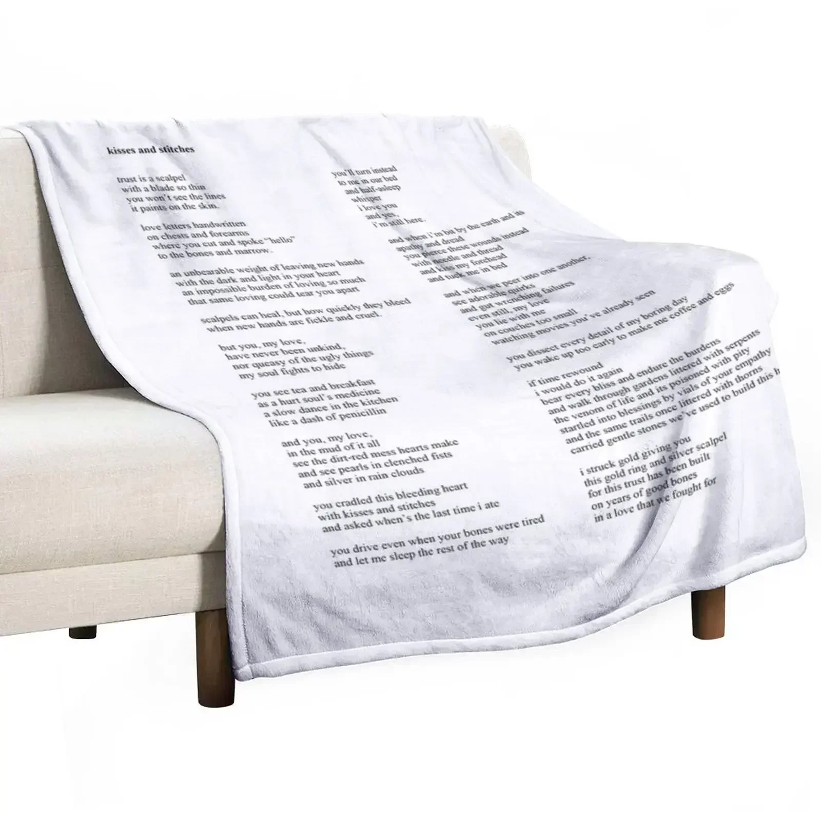 Beautiful Poetry for Wife's Anniversary Throw Blanket Cute Plaid Giant Sofa warm winter Plush Blankets