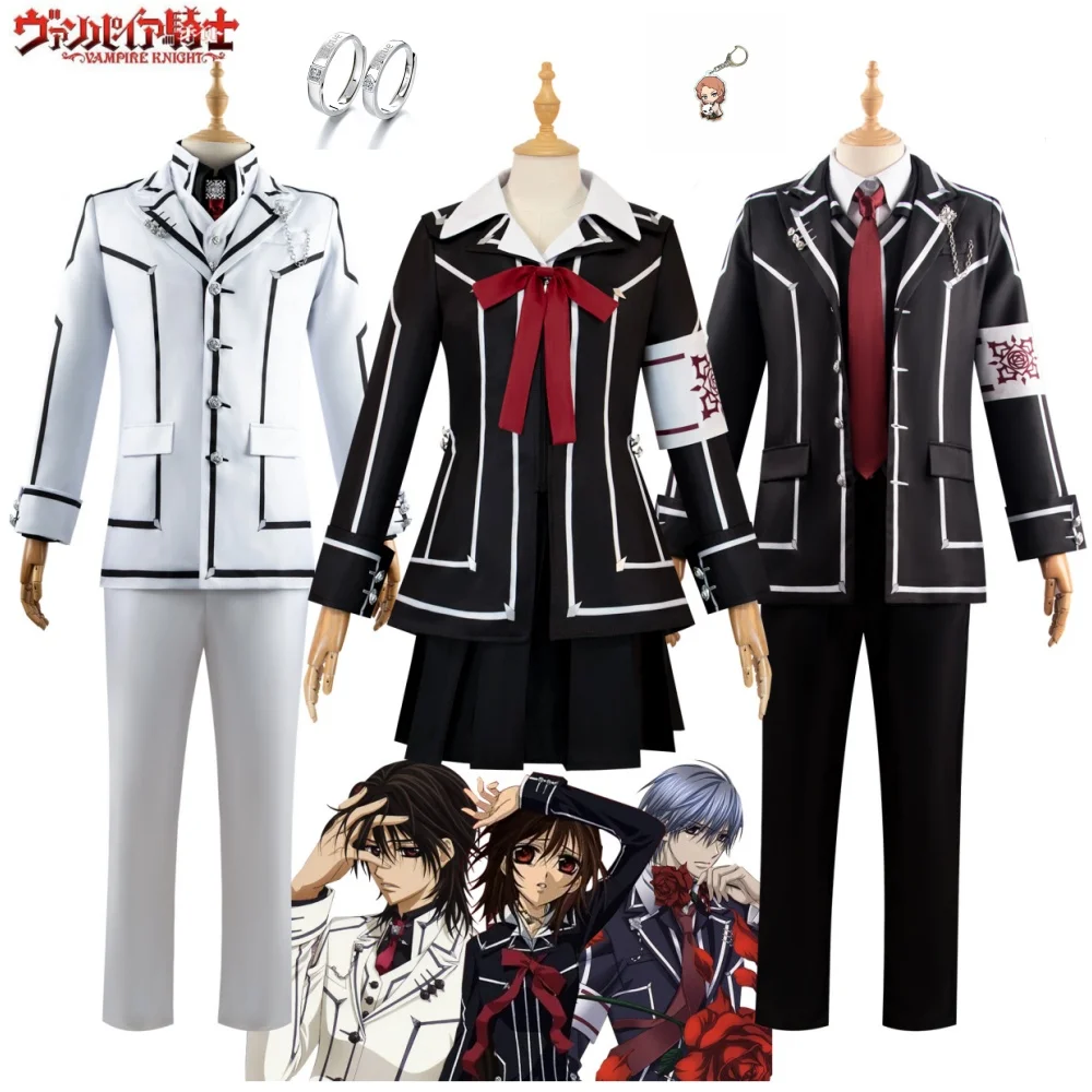 

Anime Vampire Knight Costume Clan Kaname Kurosu Yuki Kiryu Zero Cosplay Wig Halloween Costumes And School Uniforms