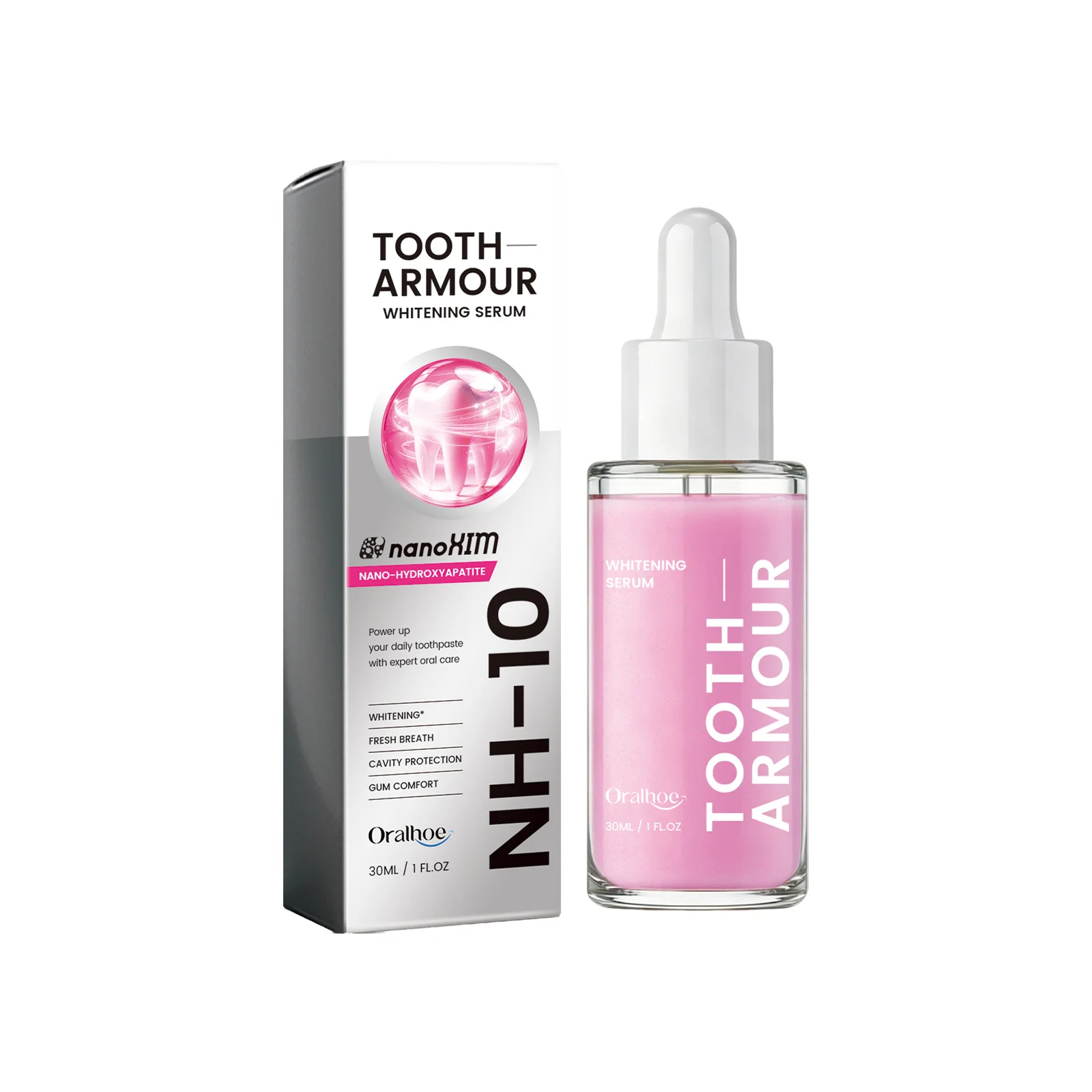 Teeth Whitening Essence Eliminate Bad Odor Freshing Breath Remove Dental Plaque Stains Reduce Bleeding Oral Care Gum Protection