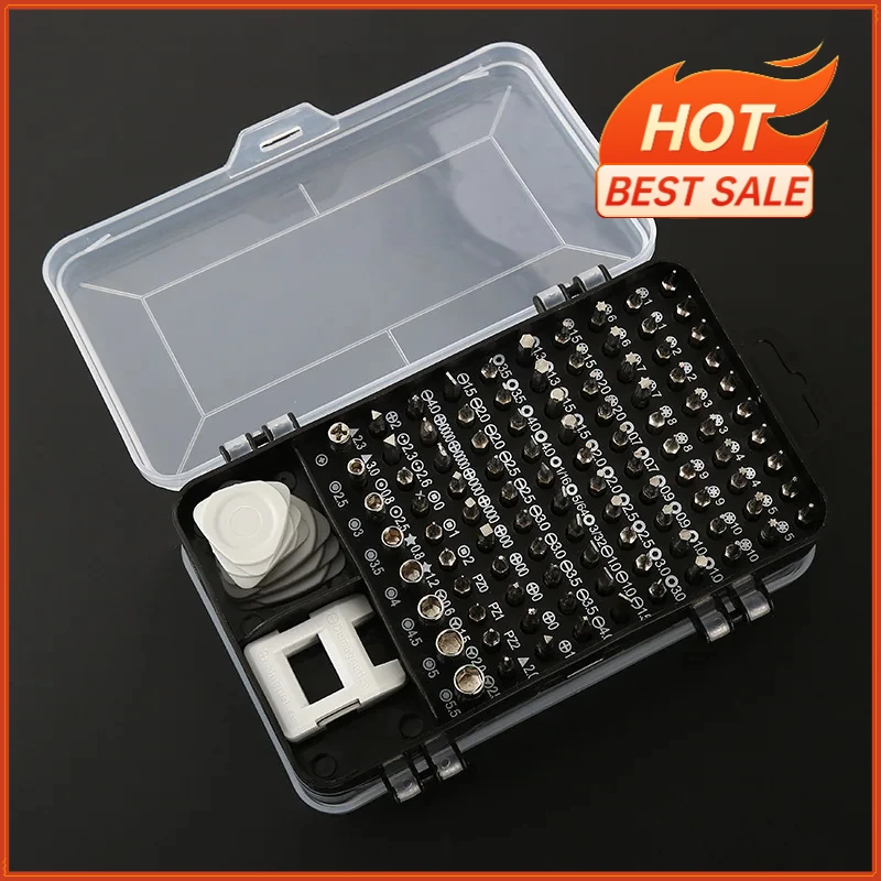 115-in-one Cross-border Watch, Computer and Mobile Phone Disassembly and Repair Hardware Tools Screwdriver Set Tool Kit Tool Set