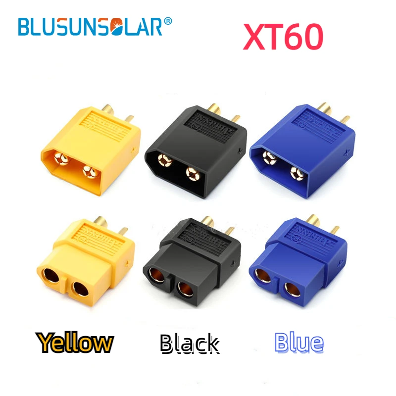 50Pairs Black Yellow Blue XT60 Connector With Sheath Housing Male and Female Plug For RC Lipo Battery Drone Car Boat Fpve