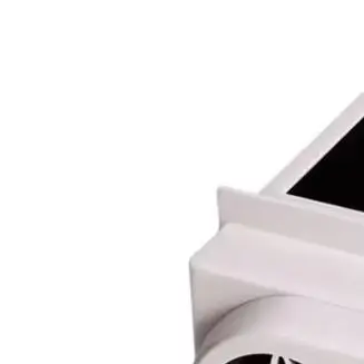 Solar Powered Car For Exhaust Fan Radiator Ventilator For Vehicle Cabin Cooling Quiet Dual Mode Air Circulation Tool Black White