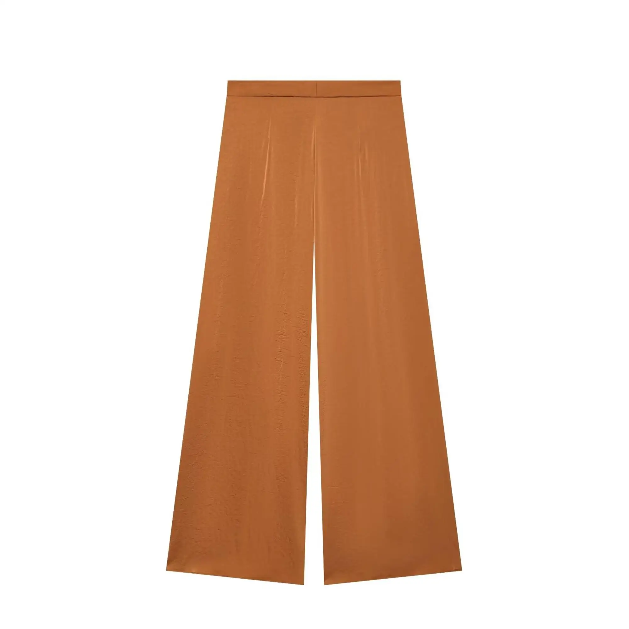 Neue Damen Lose Lange Hosenanzüge 2026 Lässige Rüschen-Kurzarmbluse und Hochgeschnittene Rüschenhose Zweiteiliges Set Damen-Outfit – Detail 11