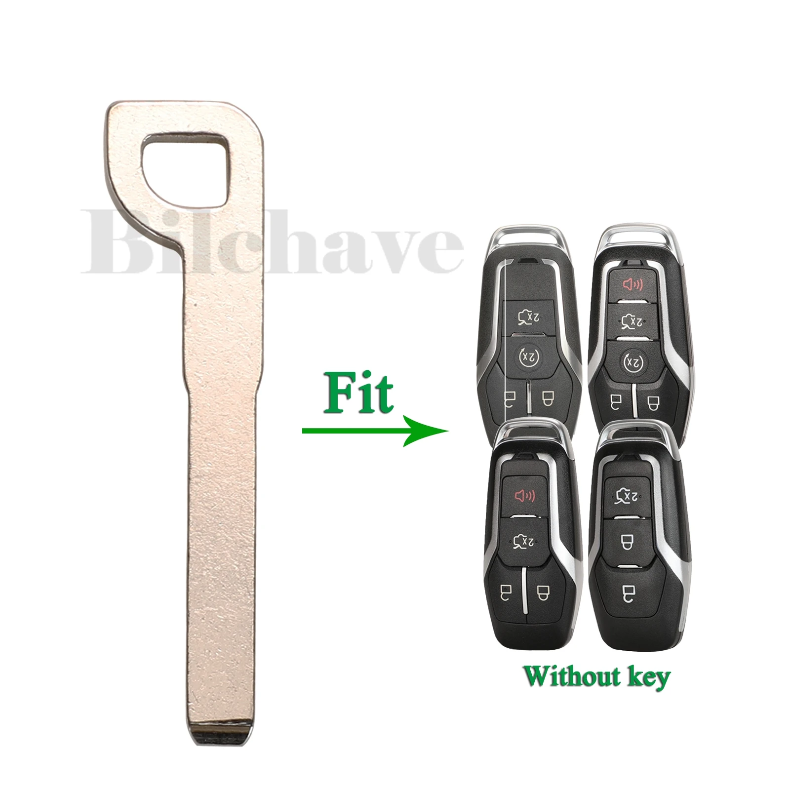 jingyuqin Smart Control Car Key Blade for Ford Explorer Fusion F-Series Lincoln MKZ Fob hu101 Replacement
