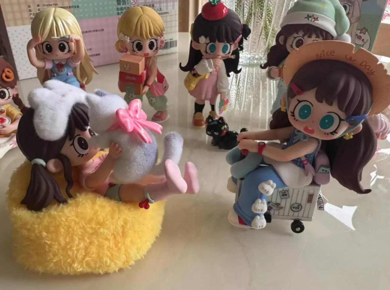 

Milay Girl Lazy Time Series слепая коробка милая мультяшная кукла для девочек-сюрприз трендовая виниловая слепая коробка подарок ручной работы настольный орнамент игрушка