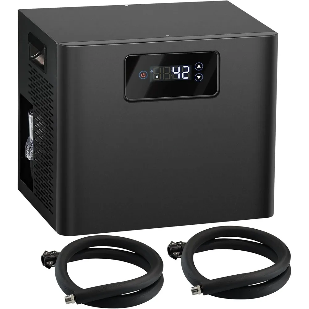 

Ice Bath Water Chiller for Cold Plunge Tubs, 1/3 HP Cold Plunge Chiller with Built-in Filter & Pump, Submersible Pump