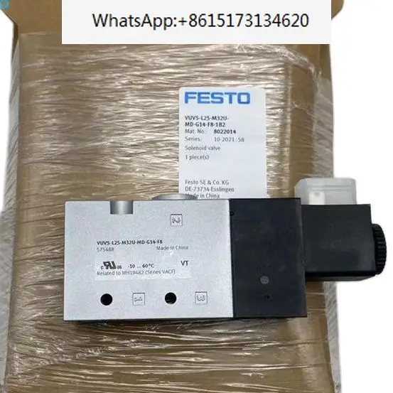 FESTO solenoid valve VUVS-L25-P53E-MD-G14-F8 575537 VUVS-L20-M52-AD-G18-F7-IC1 576516 VUVS-L20-M52-AD-G18-F7 575249 VUVS