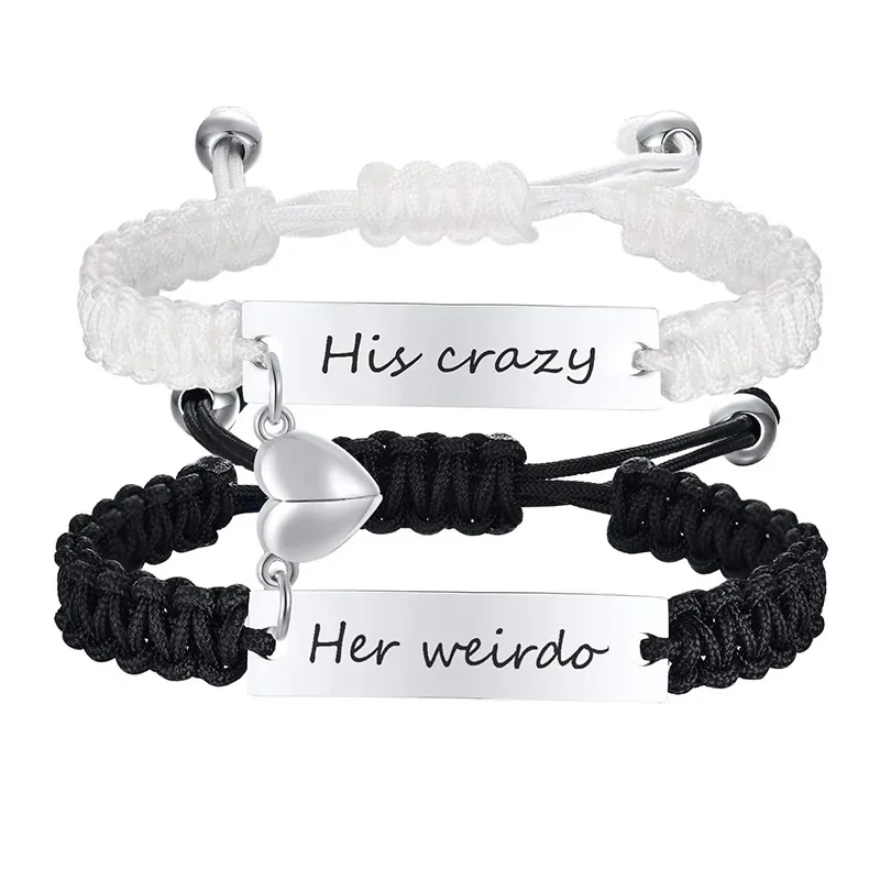 

Matching Couples Bracelets for Women Men Long Distance Bracelets for Couples His Hers Relationship Bracelets