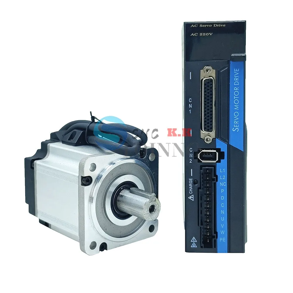 Imagem -06 - Hot Servo Motor Group 40 Pequeno ac 400w 750w Cnc Controlador Servo Driver Use Gravura e Fresadora 80