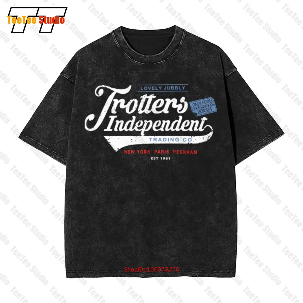 Only Fools And Horses Trotters Trading Vintage Oversized T-Shirt A8WH