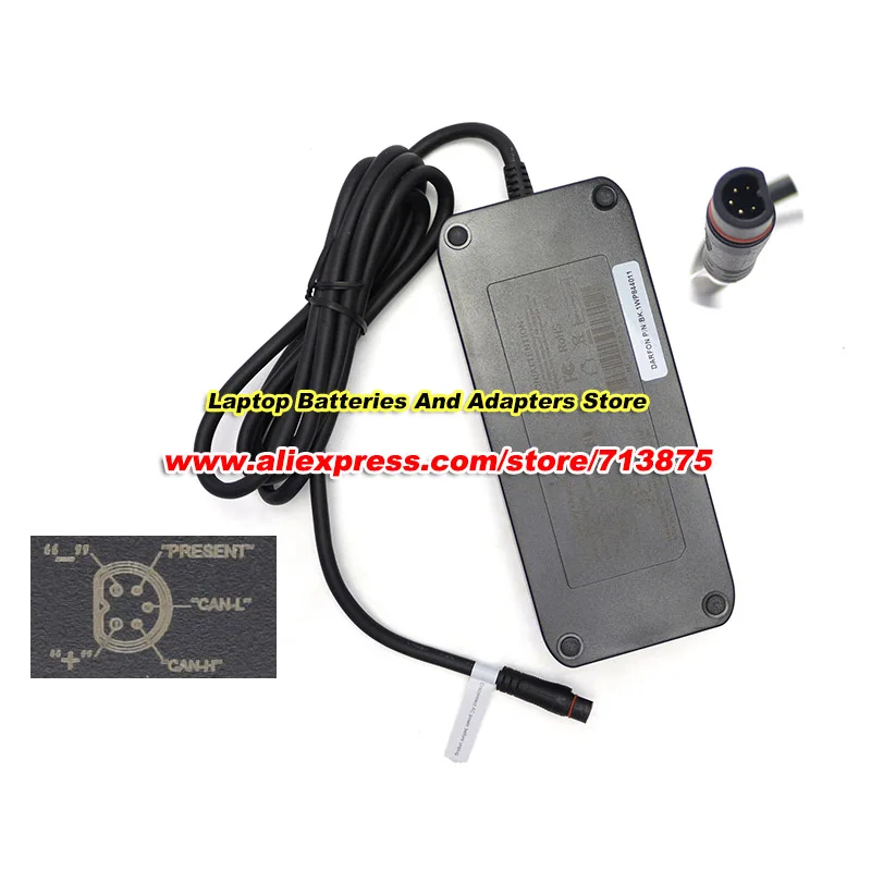 Genuine BC297360020 Li-ion Battery Charger 42V 2A 84W Bk.1WP844011 power supply for Darfon  With Special 5 Pins