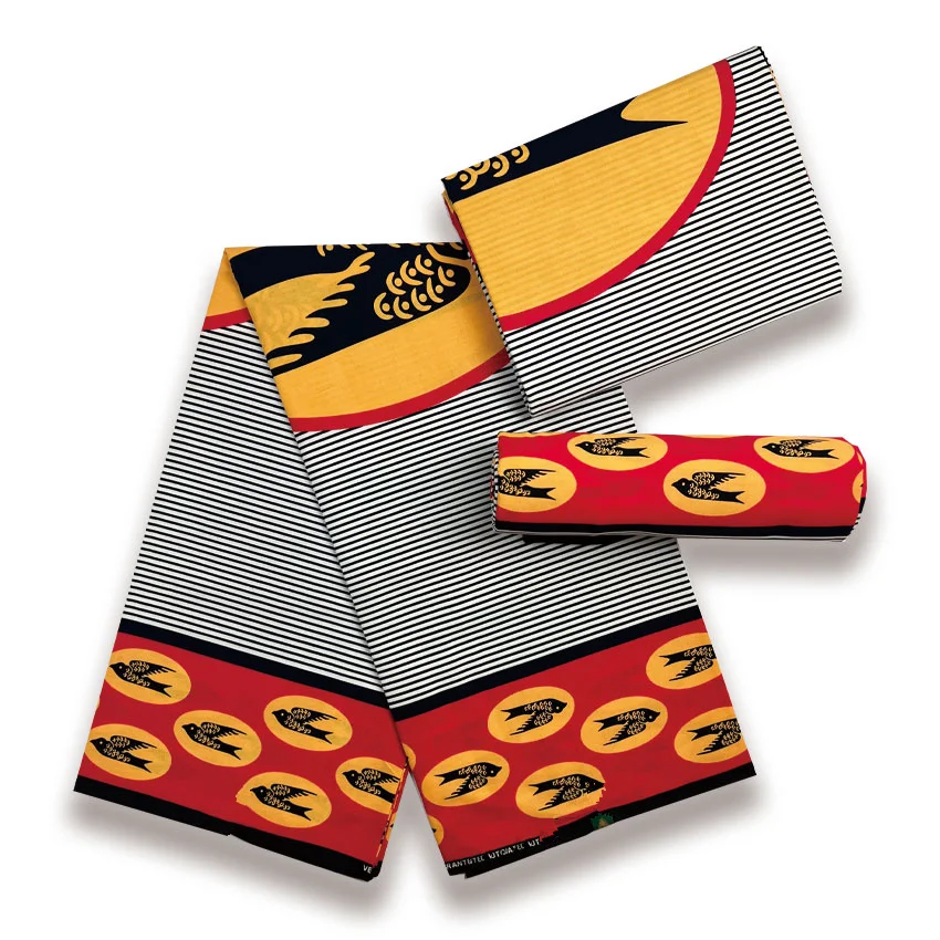 شمع أنقرة شمع 6 ياردات أفريقي 100% قطن أحدث قماش مطبوع شمع أفريقي مضمون حقيقي قماش حقيقي لفستان الحفلات #5