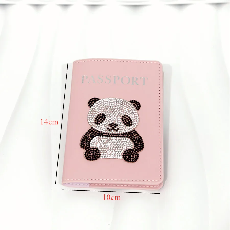 1 Piece Butterfly Star Rhinestones Passport Cover Case Holder Wallet Card Holder Fashion Travel Accessories for Women or Girls