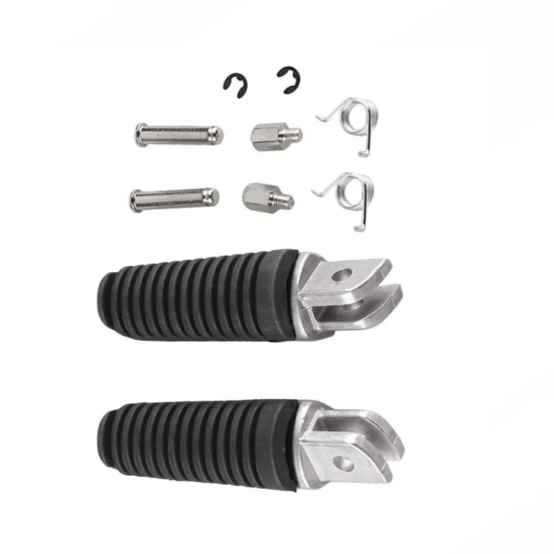 

1Pair Front Rider Foot Pegs Footrest Pedals Durable For Yamaha FZ6 FZR FZS XJ 600 N/S UK Motorcycle Accessories