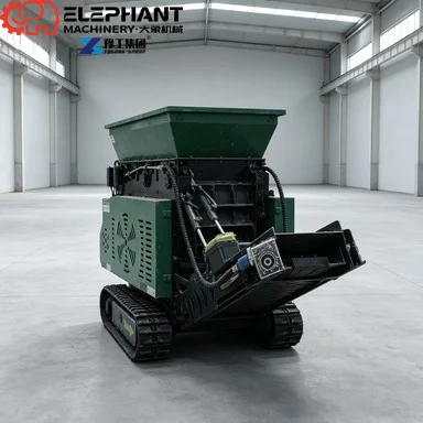 Mini Diesel Tracked Jaw Crusher Labor Saving For Concrete Recycling Small Scale Quarry Rock Breaking Machine