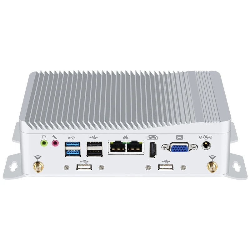 معالج IPC Intel N100 بدون مروحة كمبيوتر صغير 6x منافذ تسلسلية 6xUSB GPIO 2x إيثرنت واي فاي فتحة SIM 4G LTE Windows10/11 Linux