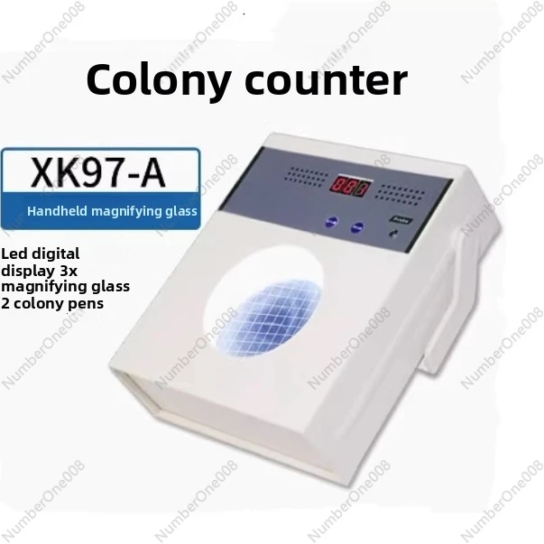 

XK97-A Semi-automatic digital colony counter Bacterial quantity testing instrument Laboratory with pen