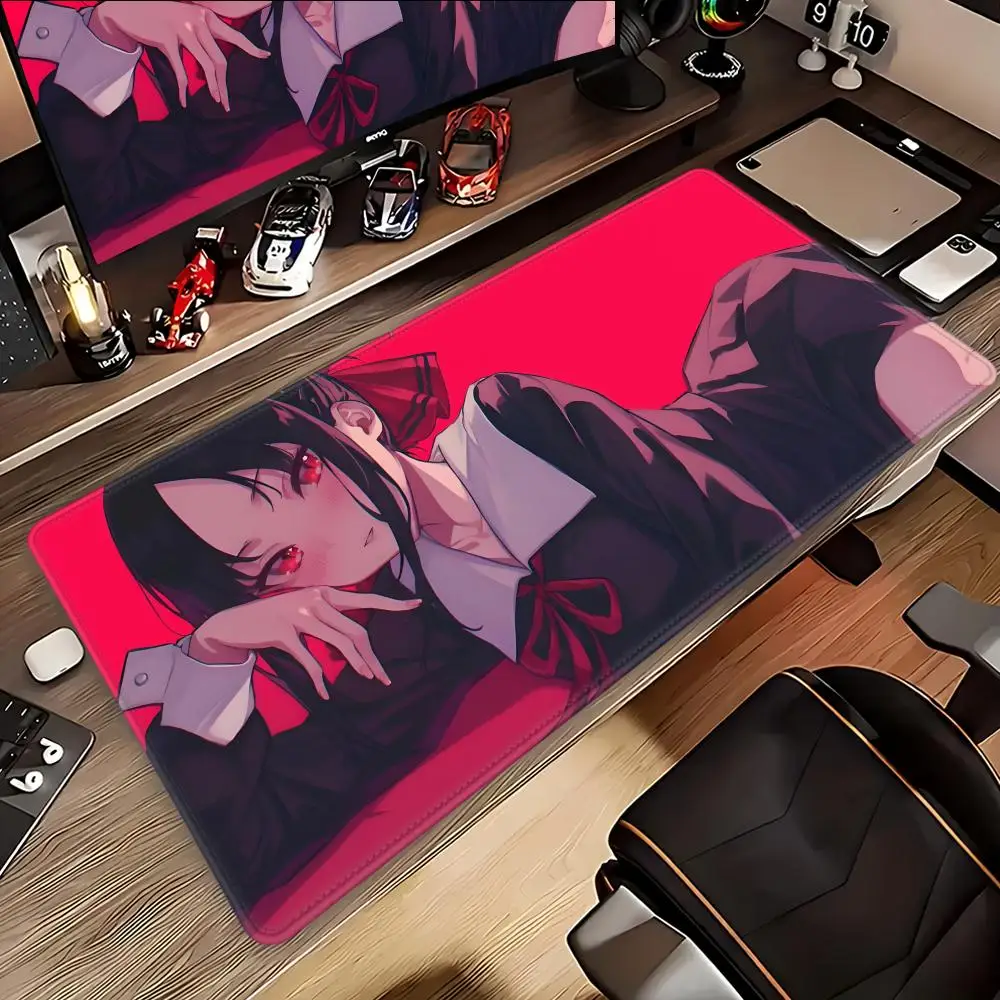 

Коврик для мыши K-Kaguya Sama, настольный коврик для мыши, милый HD настольный коврик, расширенные коврики для игровой клавиатуры, большой коврик для геймерской мыши 100x50 см XXL