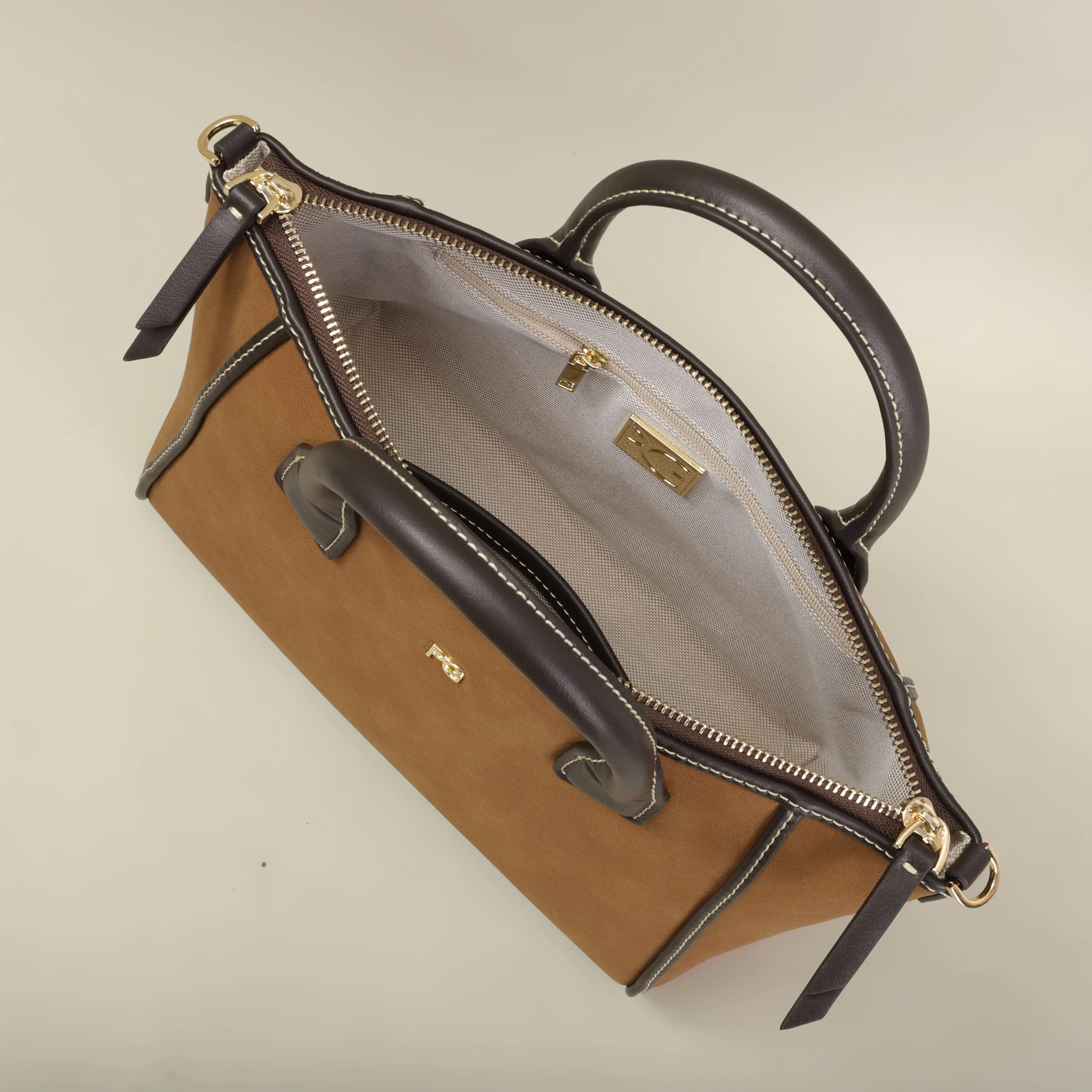 PG Damen Luxus-Tragetasche, Große Kapazität, Schulterhandtasche, Modisches Designer-Design, Casual, Hochwertig, Minimalistisch, Elegante Tasche – Detail 5