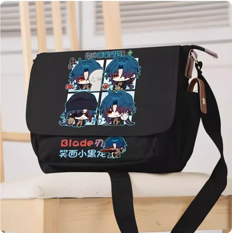 Anime Honkai: Star Rail Blade Cosplay Casual Oxford Messenger Bag Schoolbag Shoulder Bag Student Teenage Gift B025