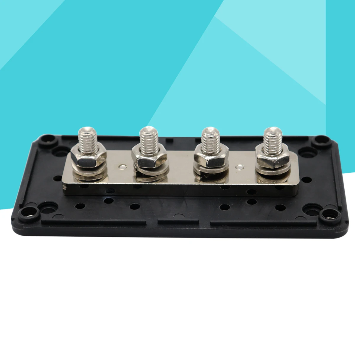

High Current Bus Bar 300A M8 Terminals Glass Fiber Nylon Base Removable Cover Car Power Distribution Block Boat Electrical Box