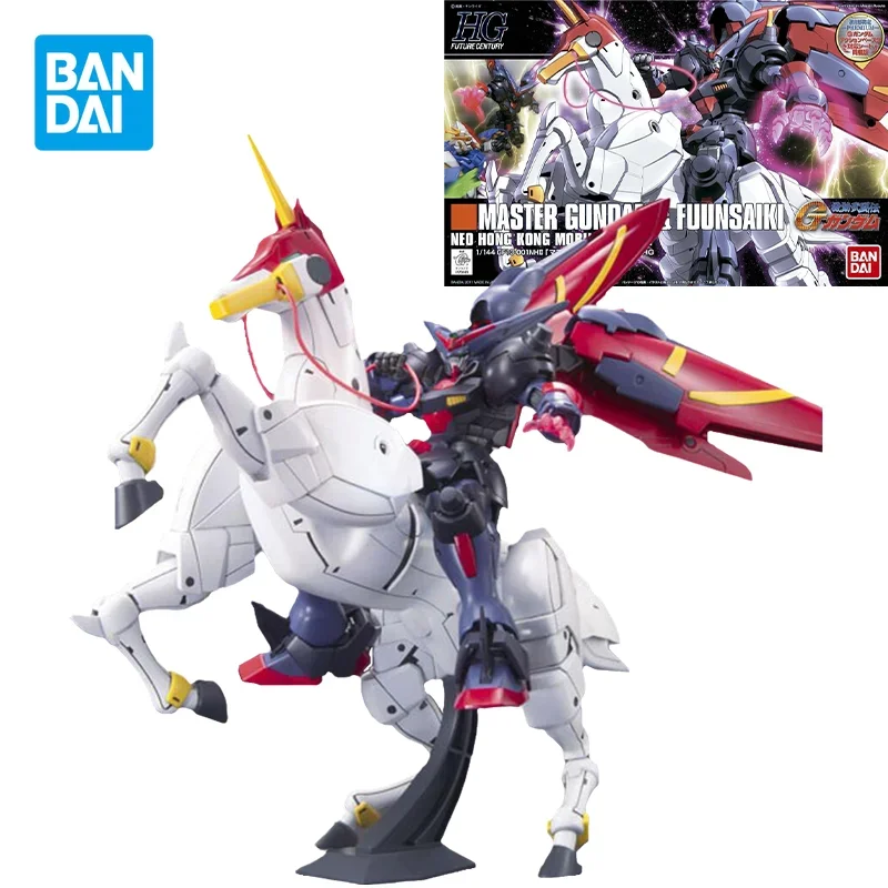 Bandai Original GUNDAM Anime HGFC 1/144 MASTER GUNDAM FUUNSAIKI Action Figure Toys Collectible Model Ornament Gifts for Children