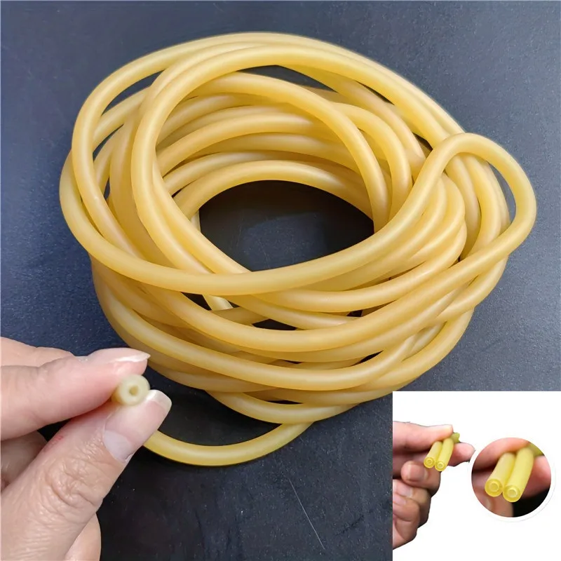 3/5m elástico tubular macio faixa de borracha estilingue elástico corda de fitness mangueira elástica atividades ao ar livre