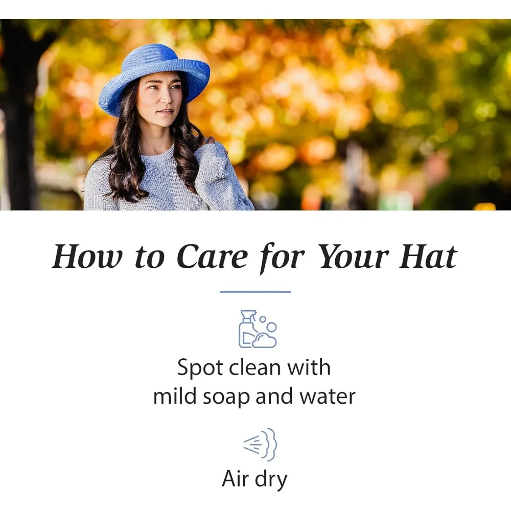 여성용 접이식 선햇 - 작은 사이즈 또는 중간 사이즈에 이상적, 파티, 해변 및 야외 행사에 적합