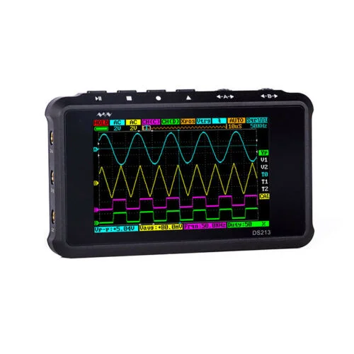 Dso203 Upgrade Ds213 4 Kanaals 100 Ms/s Mini Dso213 Professionele Draagbare Digitale Oscilloscoop Digitale Dso 213