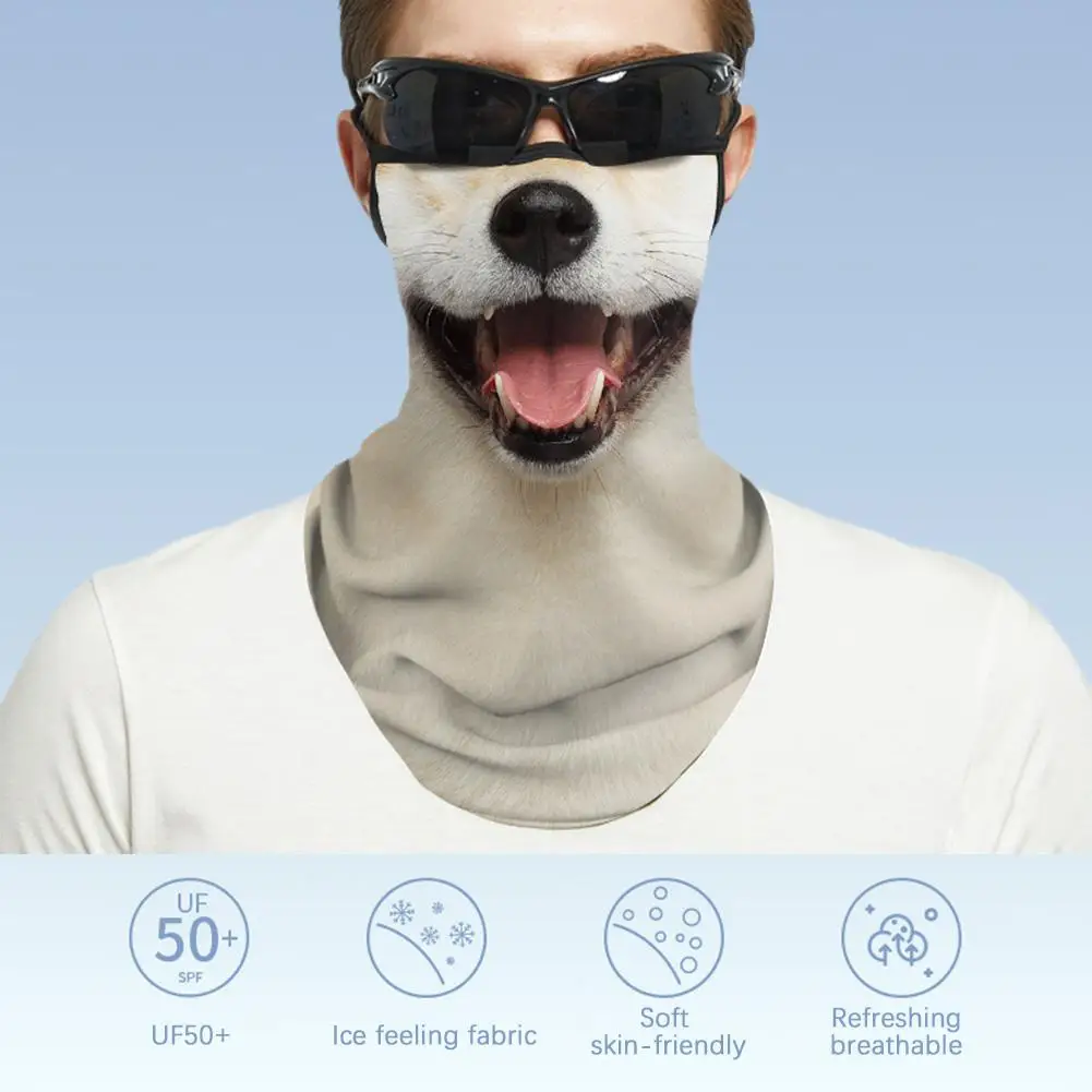 Animals Face Mask Design Magic Seamless Bandanas Sports Masks Headband Cycling Balaclava Female Headwear Buffs