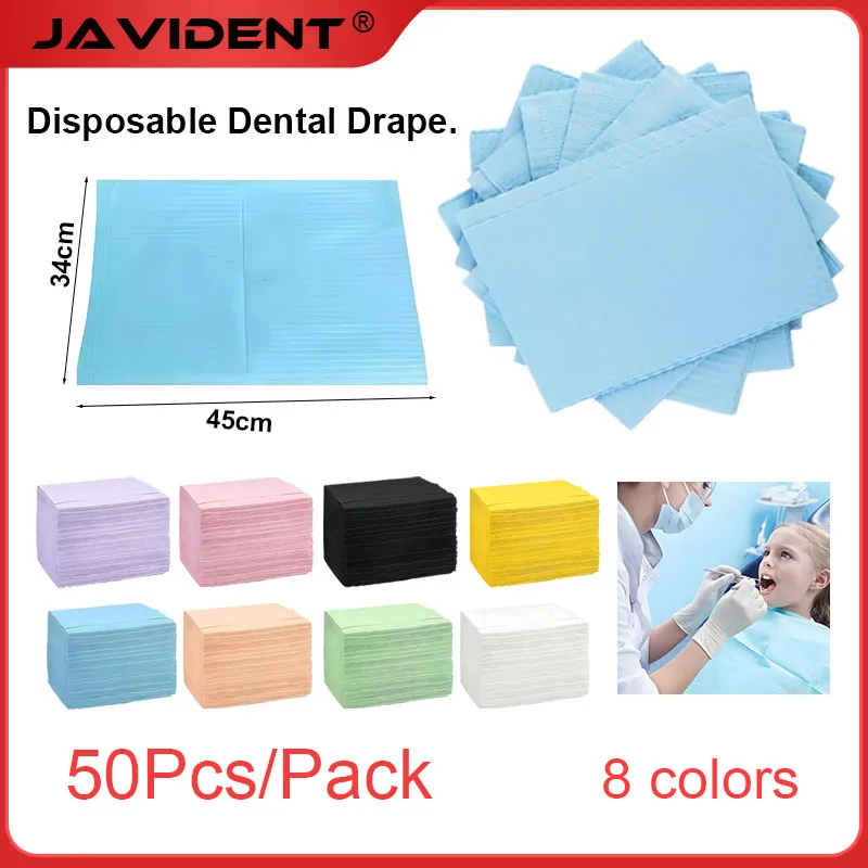 50pcs Disposable Waterproof Tattoo Clean Pad Tattoo Bibs Table Covers Clean Pad Patient Dental Napkins Tattoo Accessories