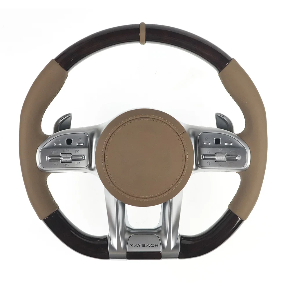 

Hot Sale Auto Racing Car Steering Wheel Carbon Fiber Alcantara leather For Mercedes-Benz W221 W222 Steering Wheel