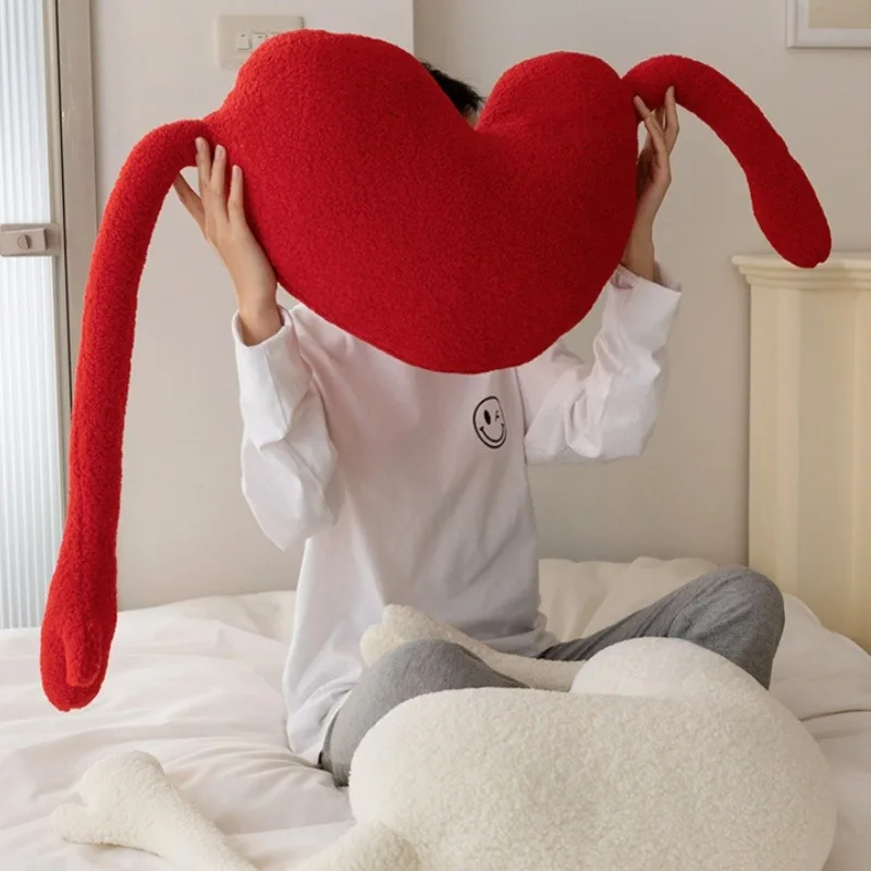 Love Heart Throw Pillow Nordic Backrest Cushion Sofa Decorative Body Pillow Game Chair Cushion Wedding Ornaments Home Decoration