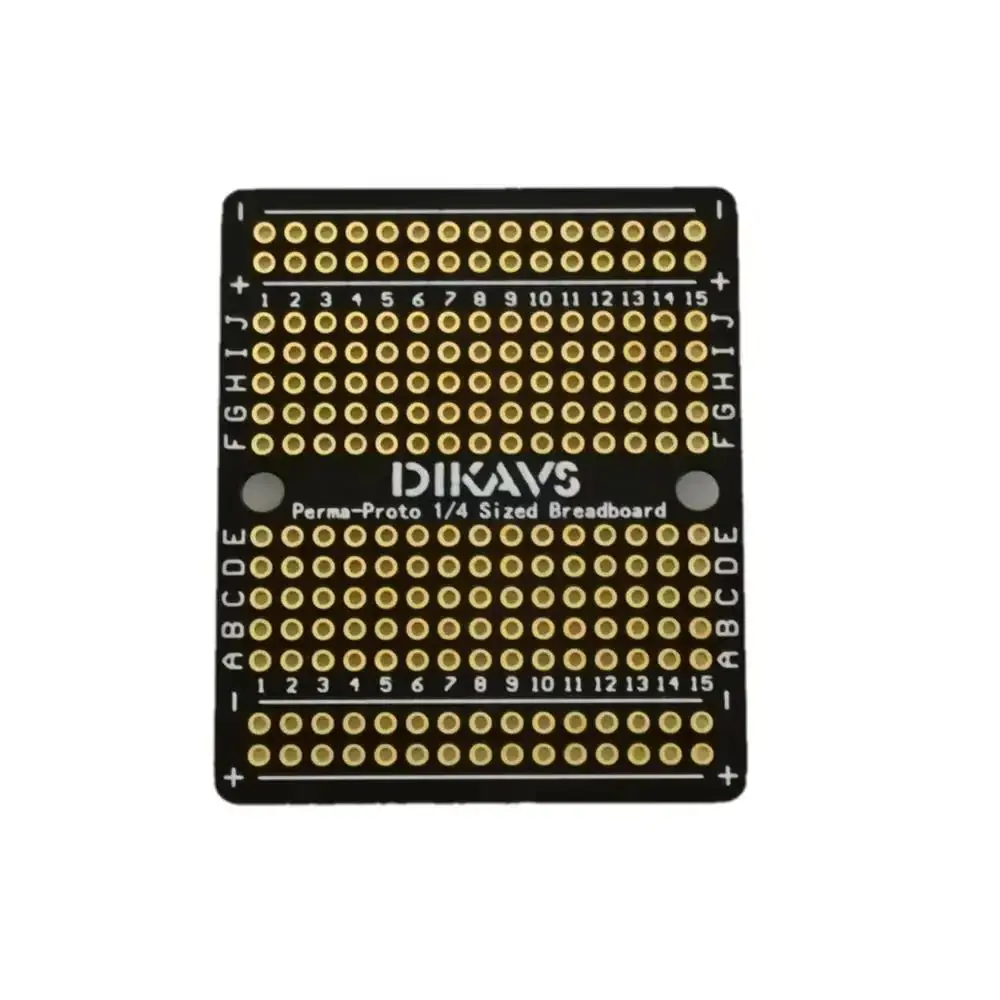 Perma-Proto Quarter-sized Double Sided Prototype Pcb  Prototype Board  Solder-able Breadboard for Arduino